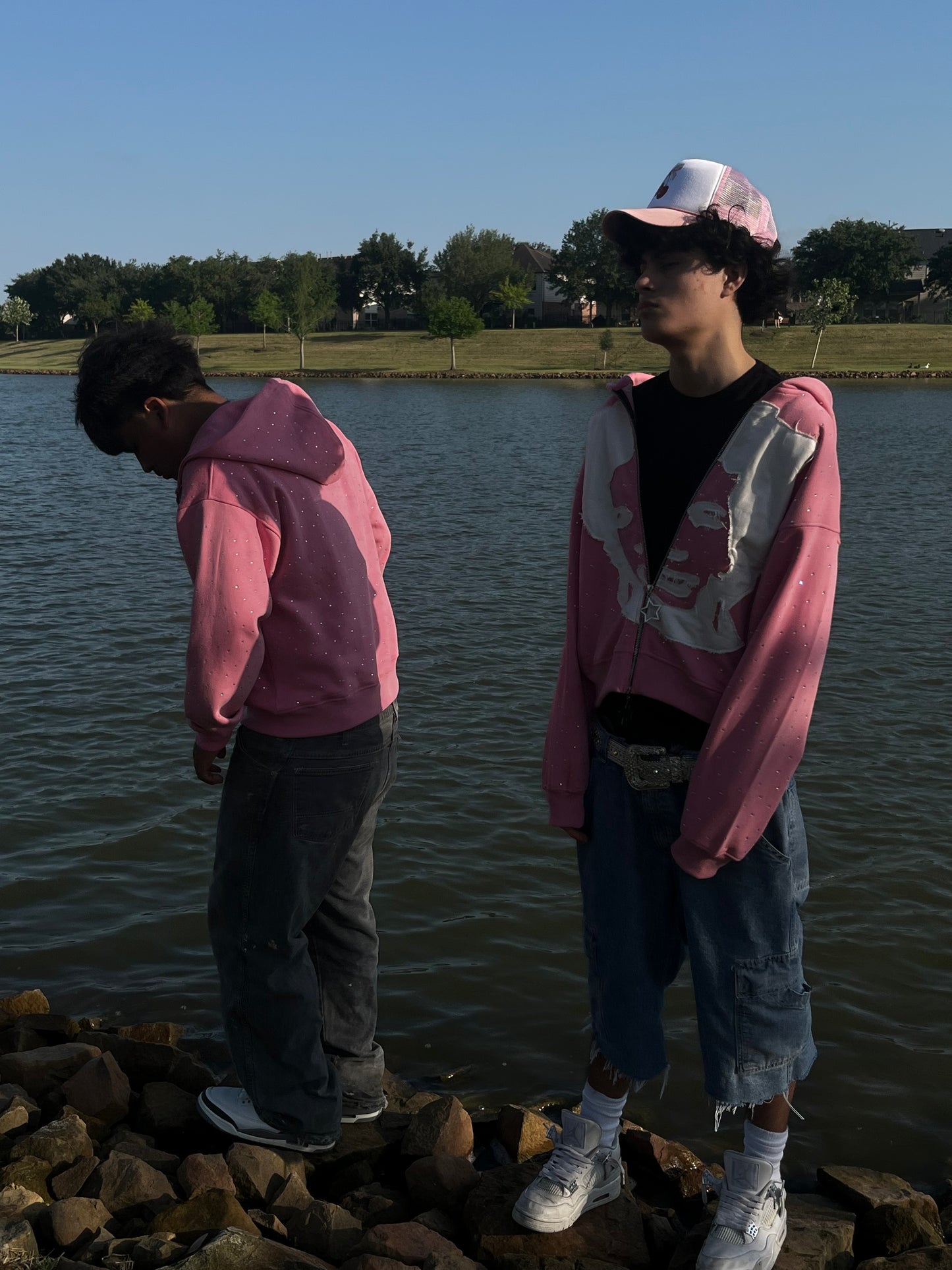 Deadboy “Blossom” Rhinestone Hoodie
