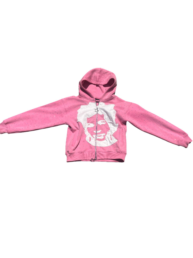 Deadboy “Blossom” Rhinestone Hoodie