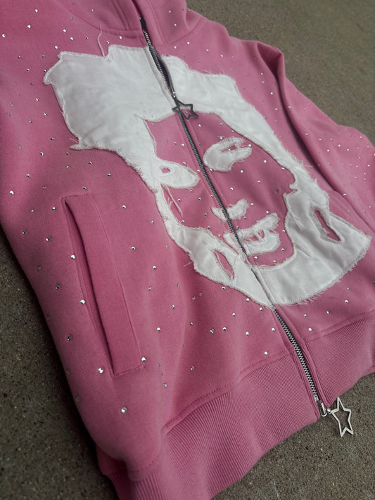 Deadboy “Blossom” Rhinestone Hoodie